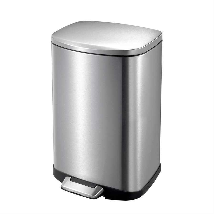 Eko 6L della slim stainless steel pedal Bin