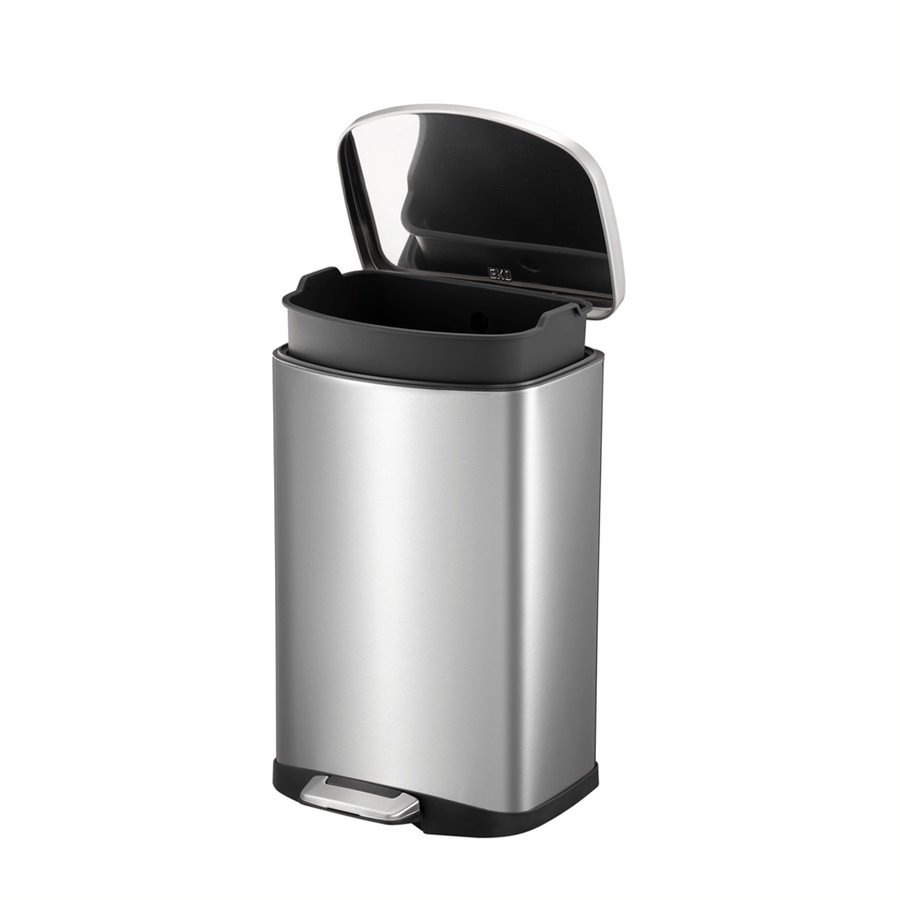 Eko 12L della slim stainless steel pedal Bin