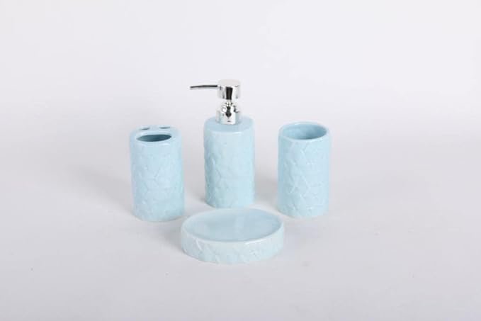 Orchid 4Pcs Ceramic Bath Set