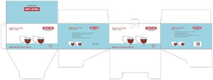 Neoflam Double Wall 4Pcs Glass Set