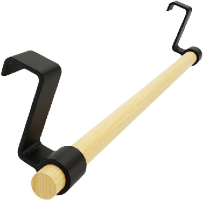 Seowood 2pcs Wooden Multi-Purpose Hanger
