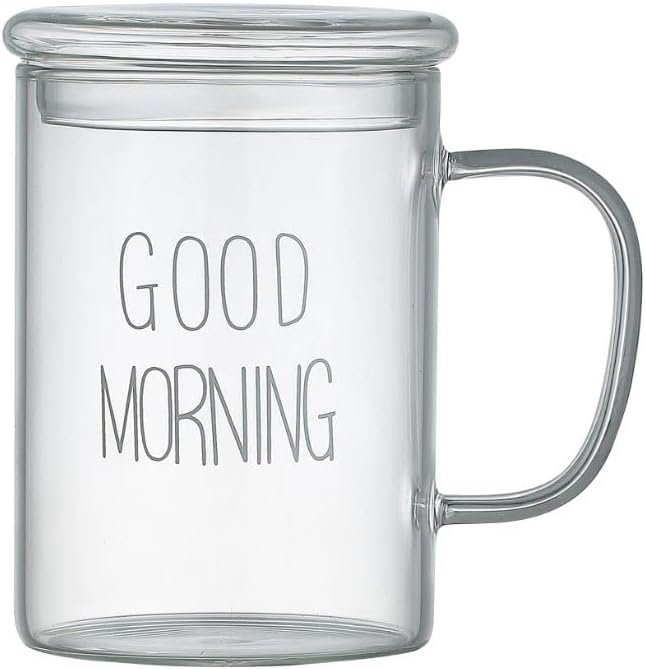 Neoflam 2Pcs Glass Mug With Lid 450Ml Neoflam 2Pcs Glass Mug With Lid