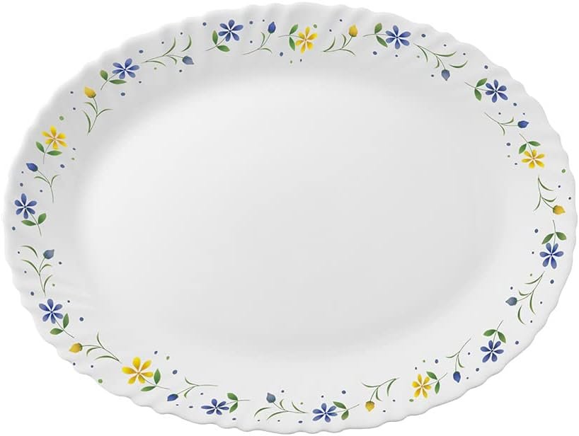 Orchid Opalware Twilight Oval Platter