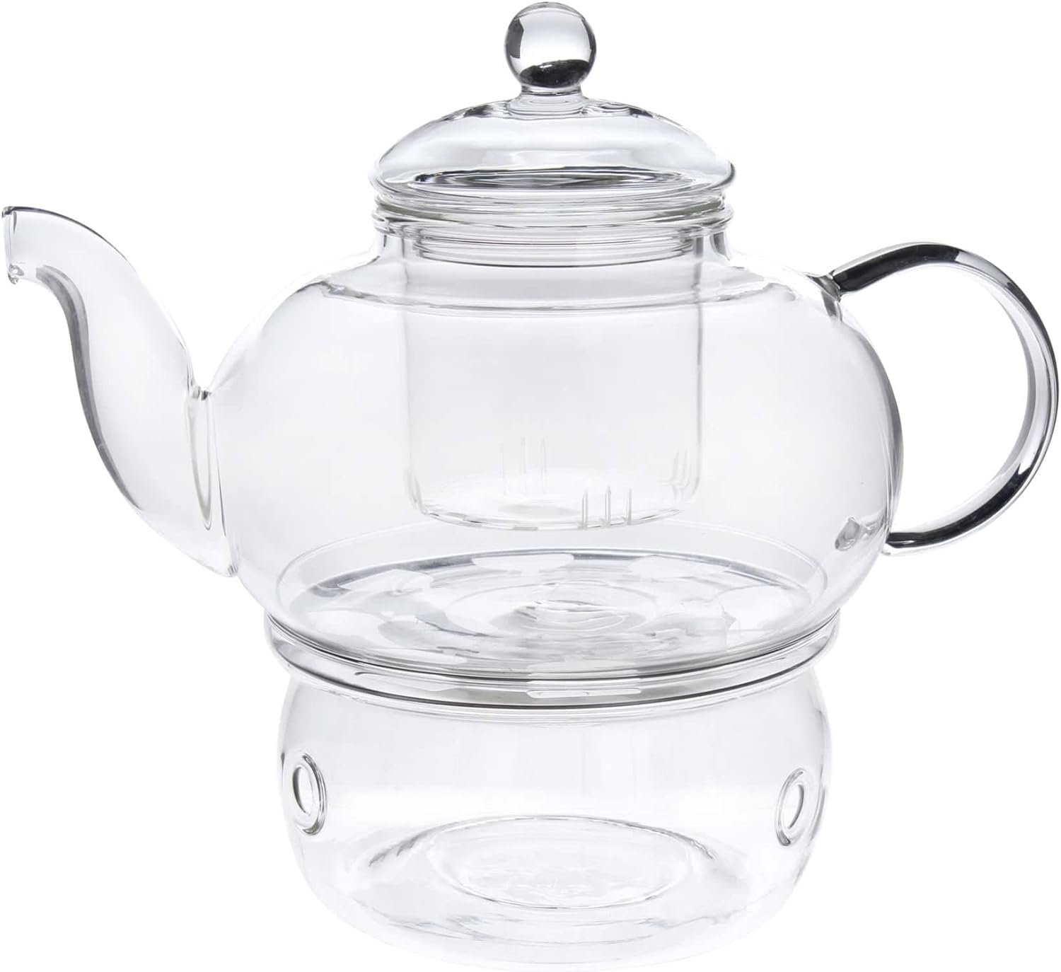 Neoflam 2Pcs Glass Tea Pot & Burner Set