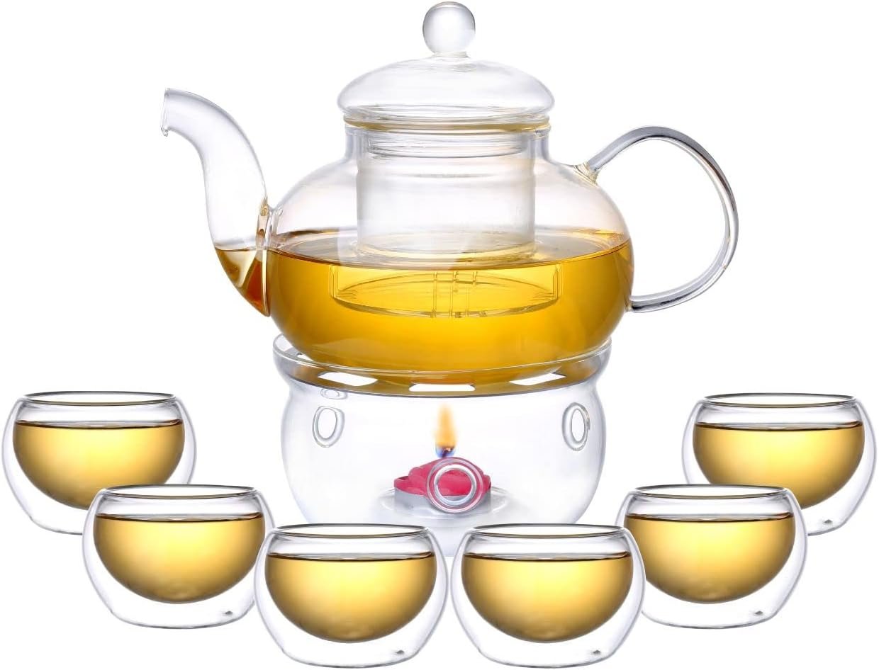 Neoflam 8Pcs Glass Tea Set
