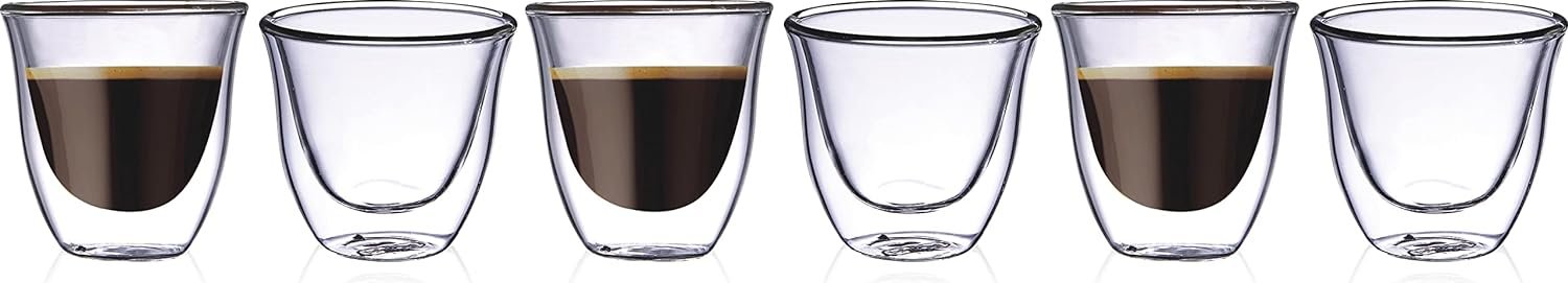 Neoflam 6Pcs D/Wall Cawa Cup Set 70Ml Neoflam 6Pcs Double Wall Cawa Cup Set