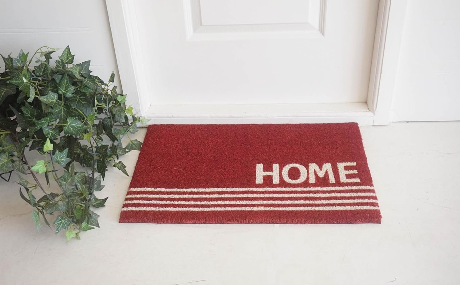 Orchid Home Bleach Printed Coir Doormat