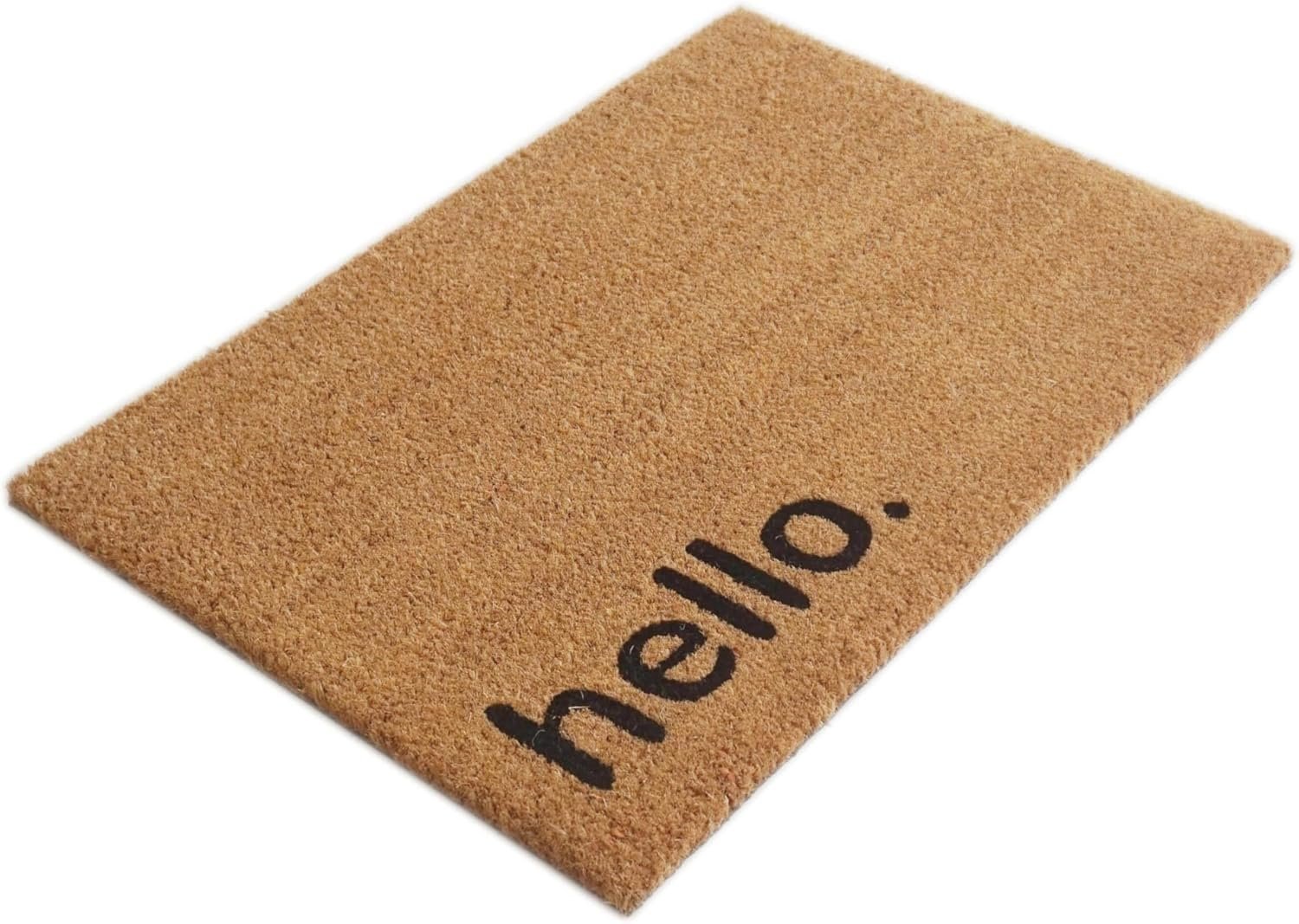 Orchid Hello Printed Coir Doormat 40X60 Cm Orchid Hello Printed Coir Doormat