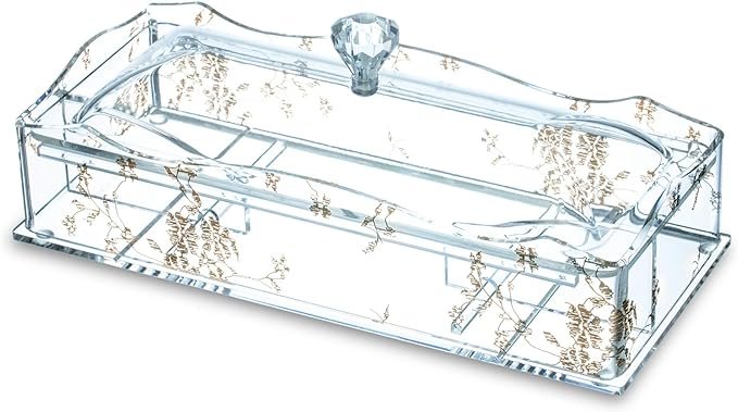 Orchid Acrylic Cutlery Box