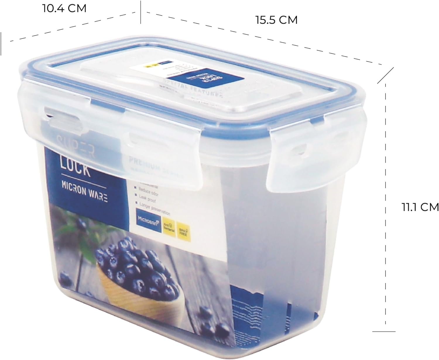 Superlock Micronware Rectangle Storage box