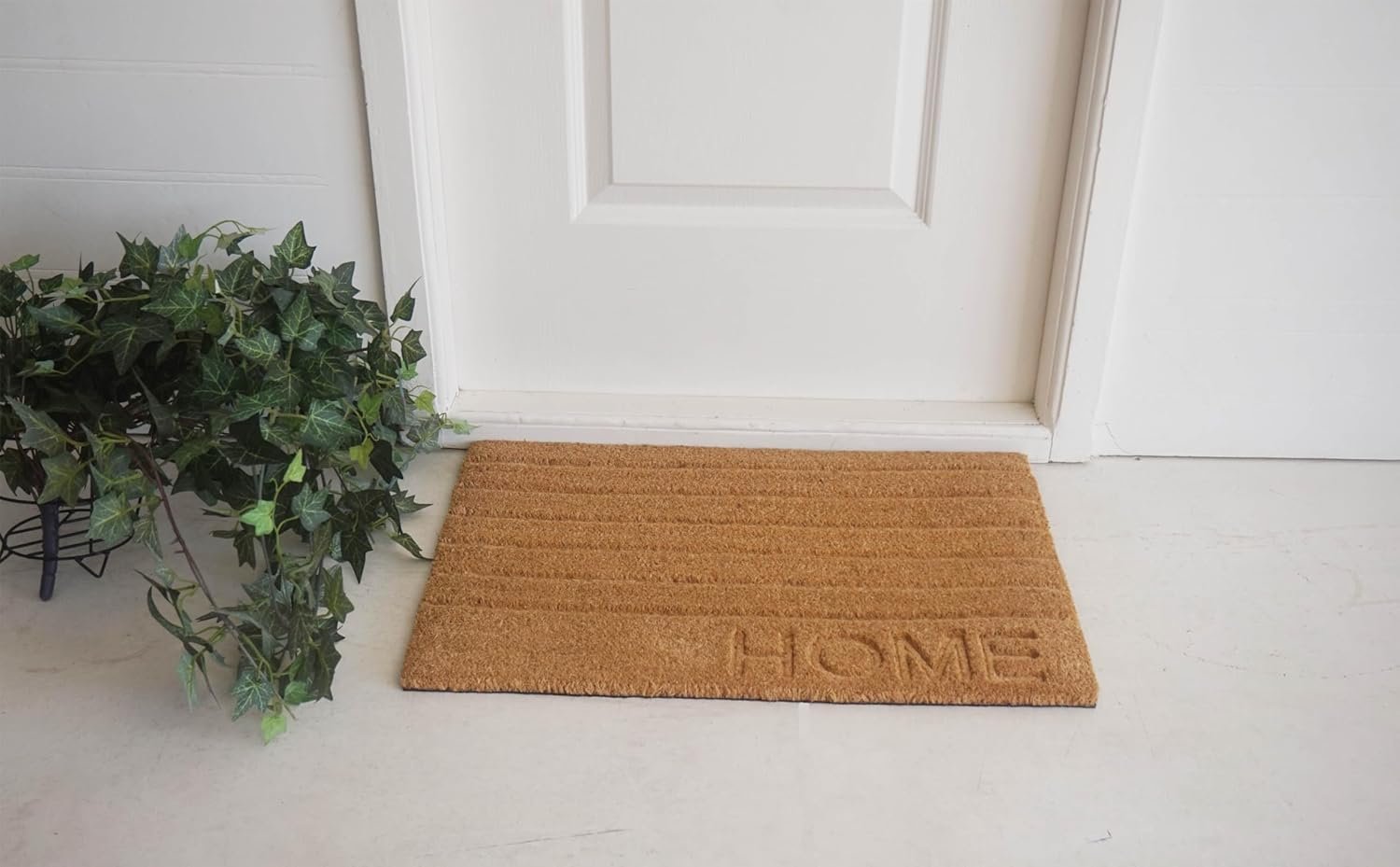 Orchid Smile Pressed Coir Doormat