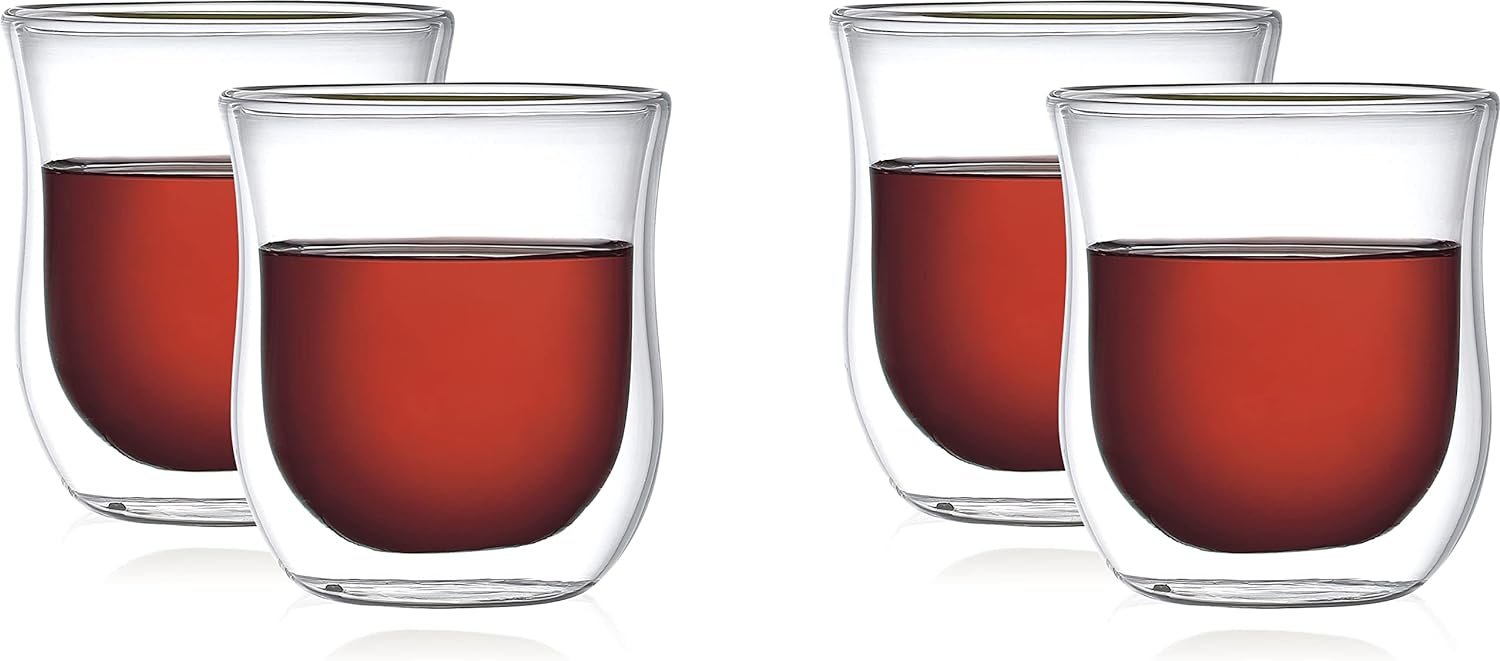 Neoflam 4Pcs Double Wall Glass Set