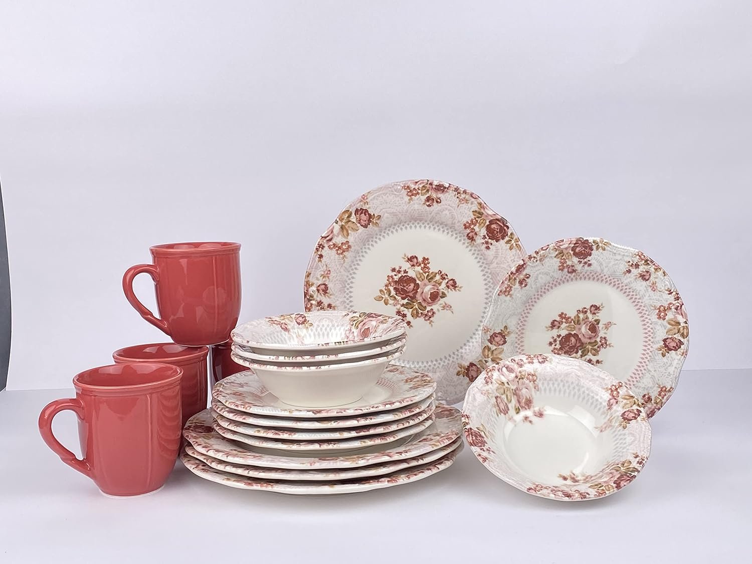 Porser Stoneware 16Pcs Dinner Set