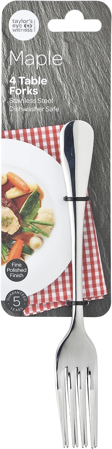 Tew 4Pcs Stainless Steel Table Forks