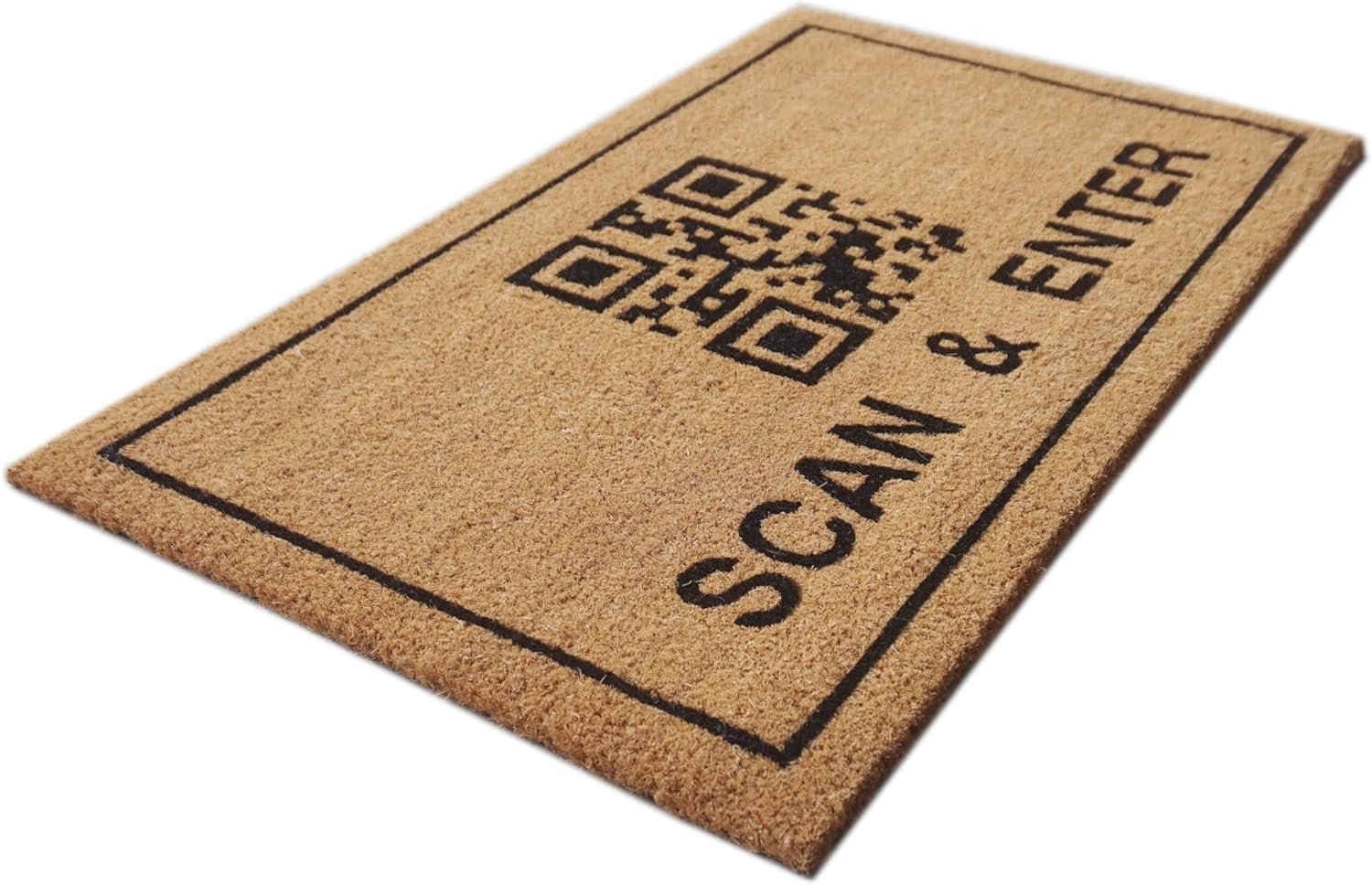 Orchid Scan Printed Coir Doormat 45X75 Cm Orchid Scan Printed Coir Doormat 45X75 Cm