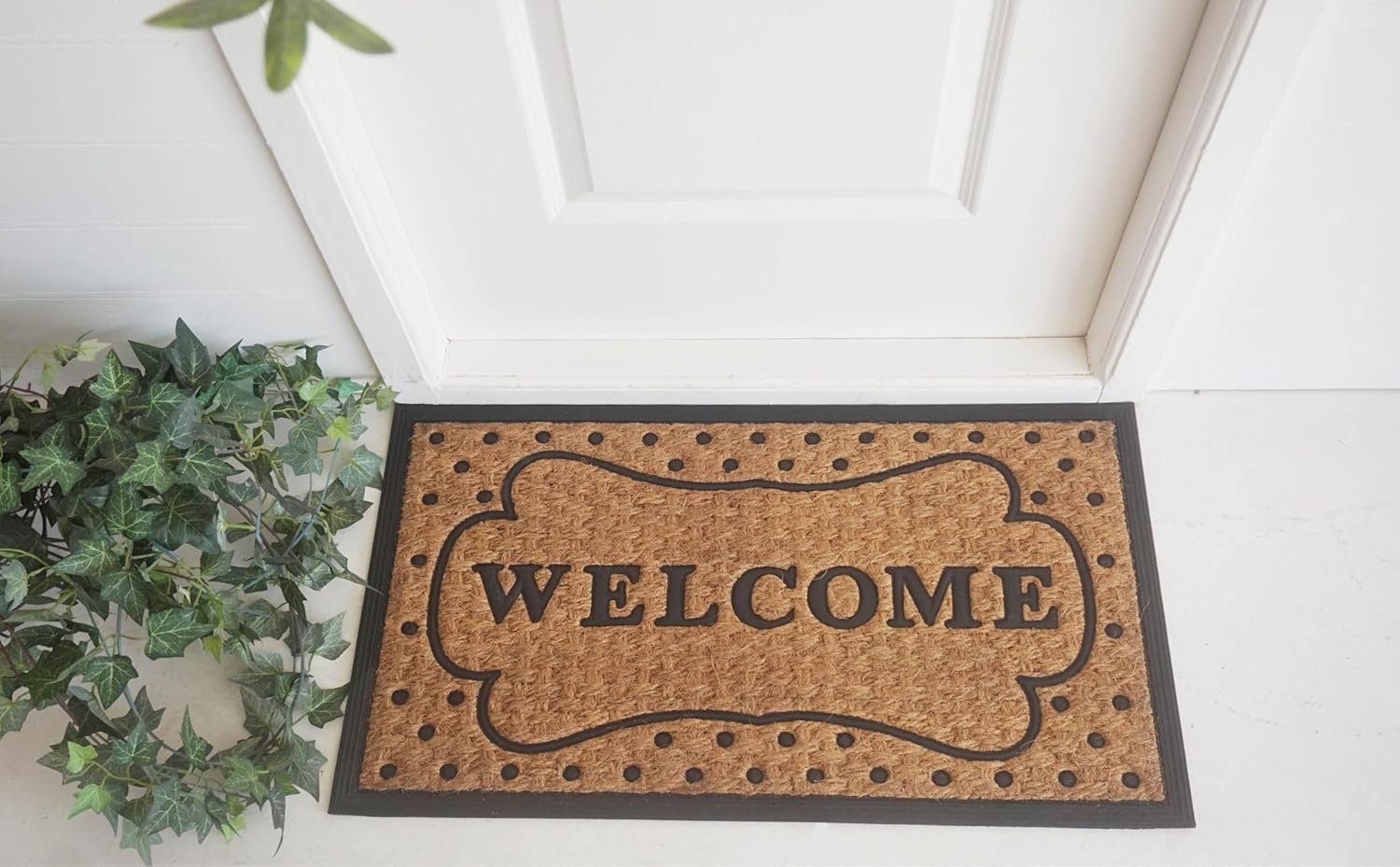 Orchid Moulded Panama Natural Doormat