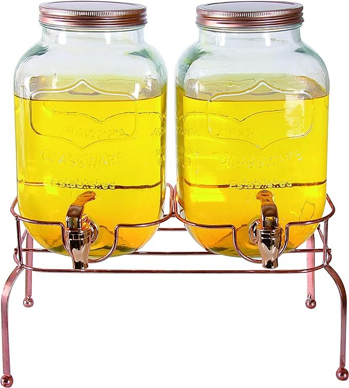 Orchid Dual 4L Glass Dispensar