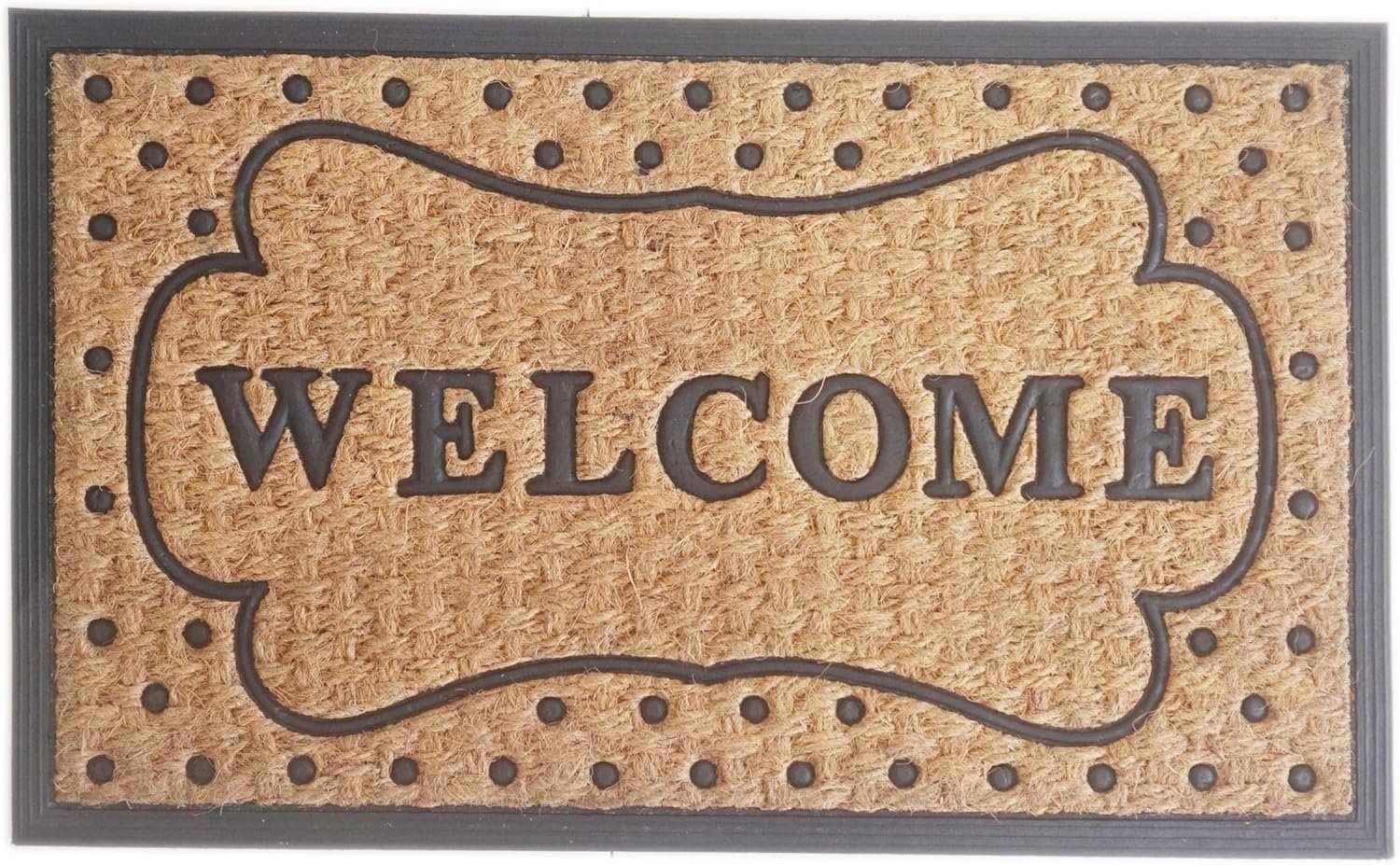 Orchid Moulded Panama Natural Doormat