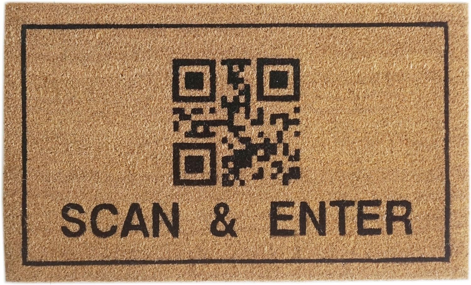 Orchid Scan Printed Coir Doormat 45X75 Cm