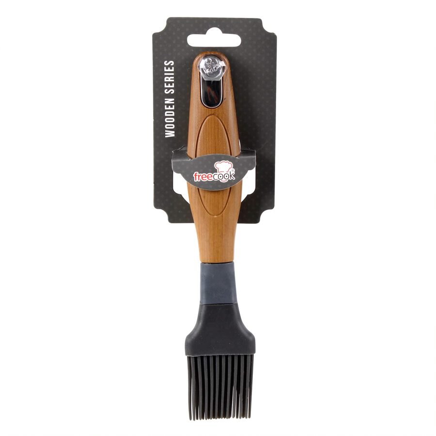 Freecook Wooden Silicone Egg Brush