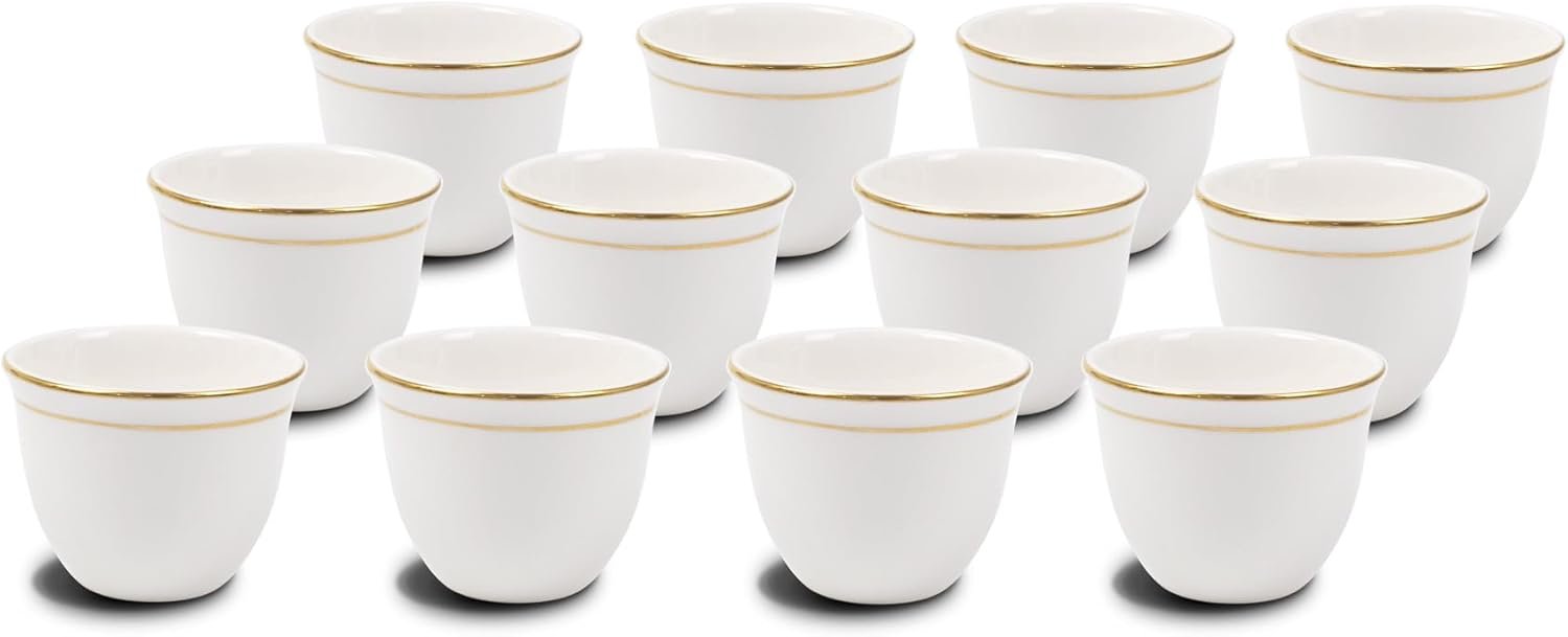 Orchid 12Pcs Cawa Cup Set