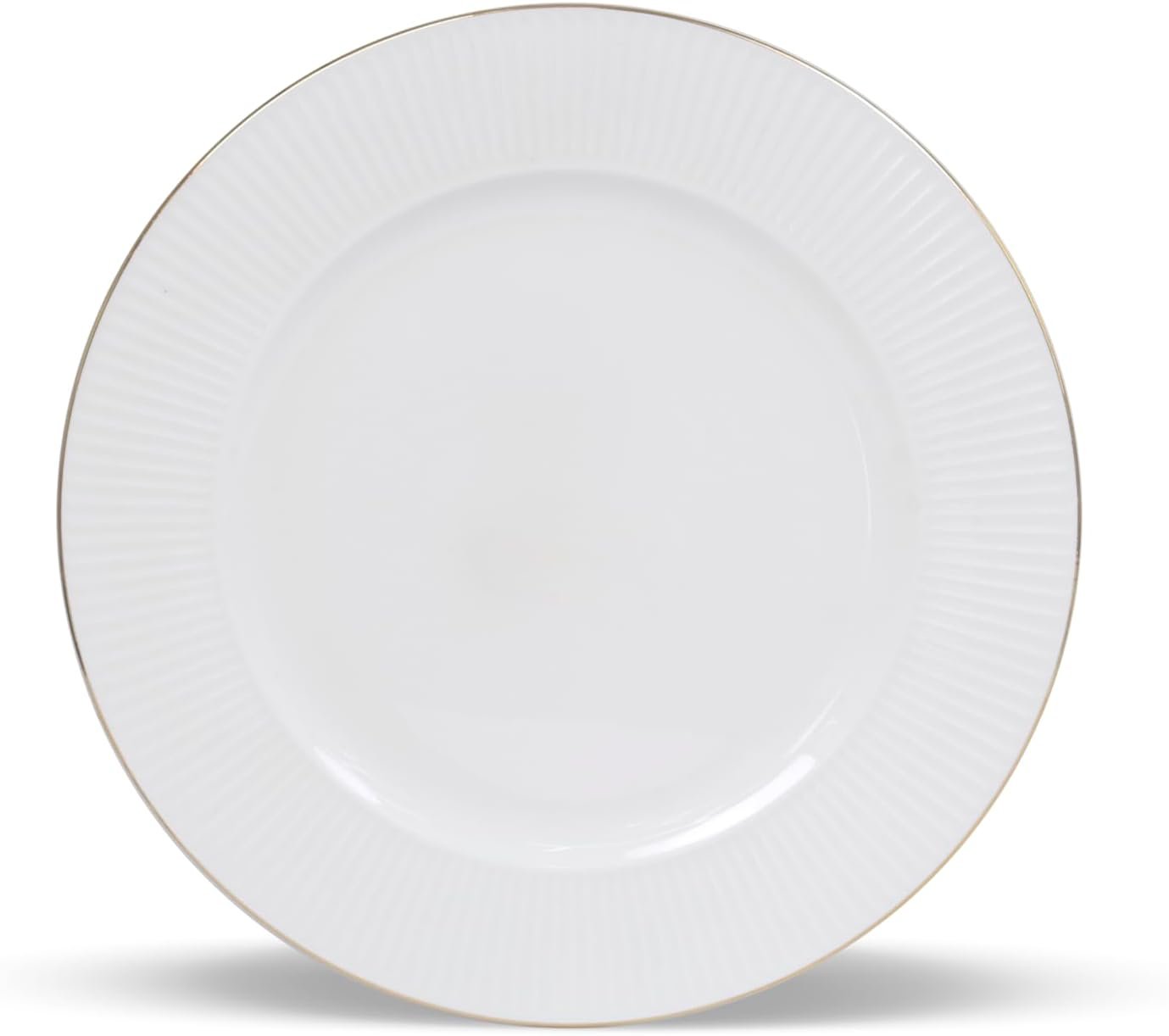 Orchid 10.5" New Bone China Embossed Dinner Plate