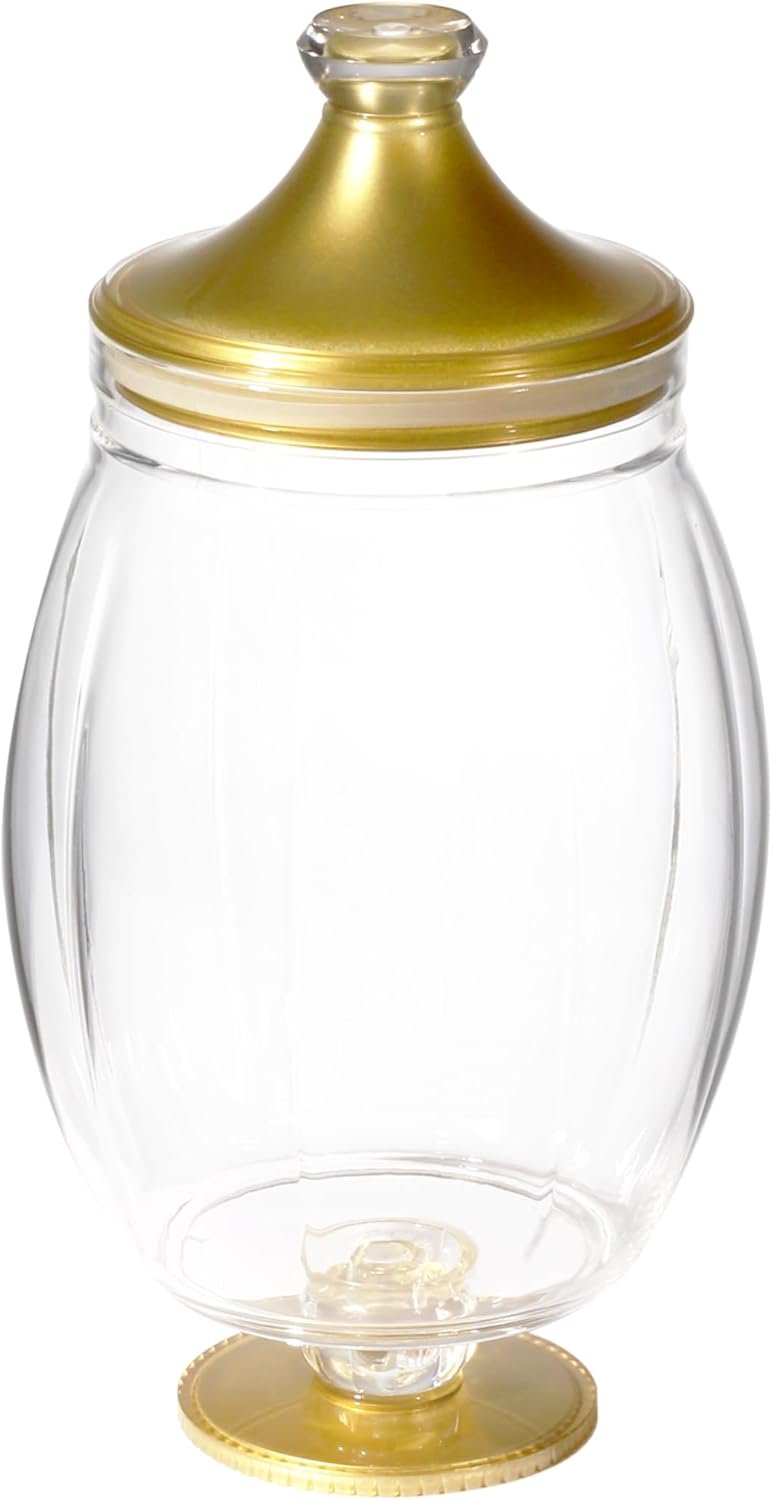 Orchid Acrylic Canister Large Gold
