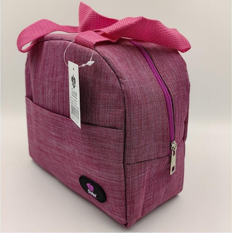 Orchid Insulated Lunch Tote Bag Pink