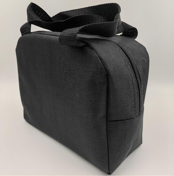 Orchid Insulated Lunch Tote Bag black