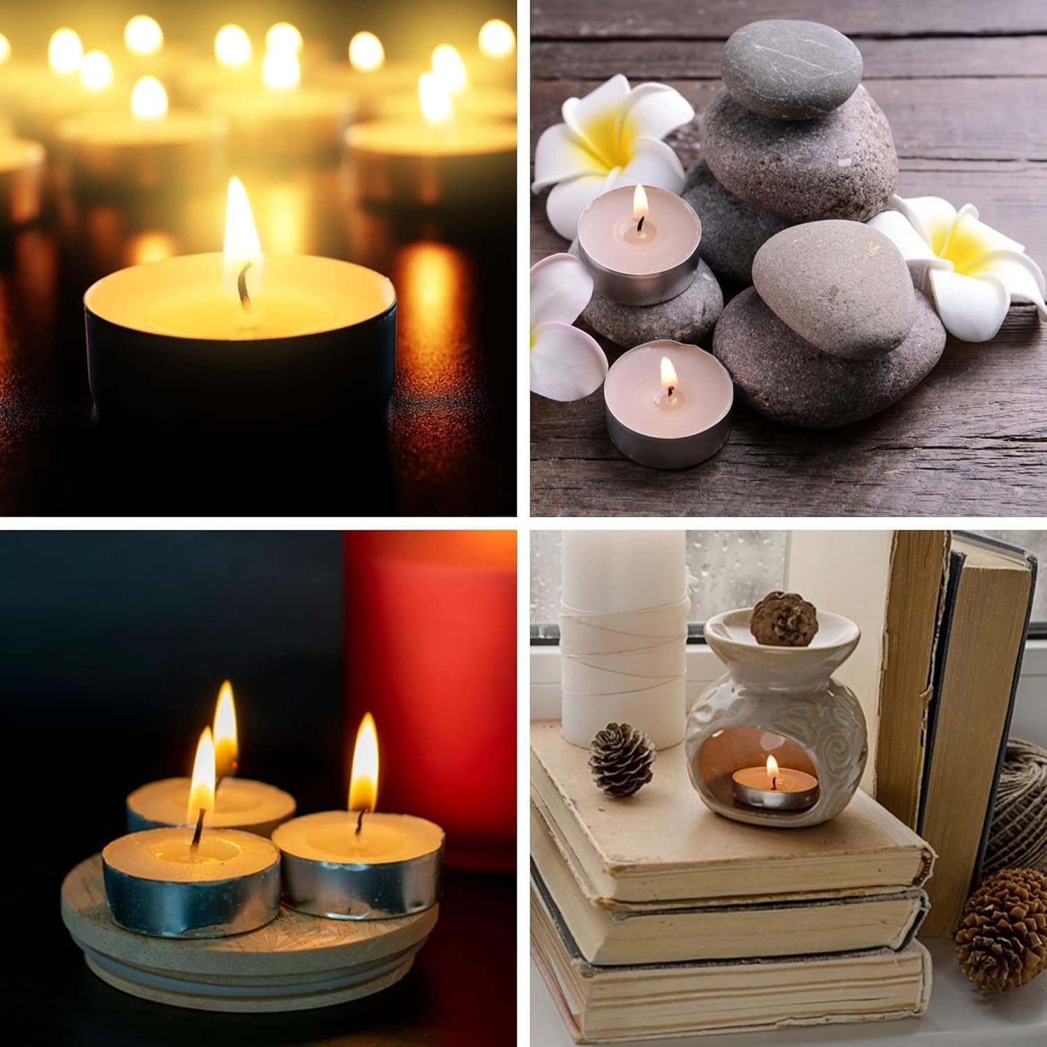 Orchid 50Pcs Tea Light Candle 10Gms