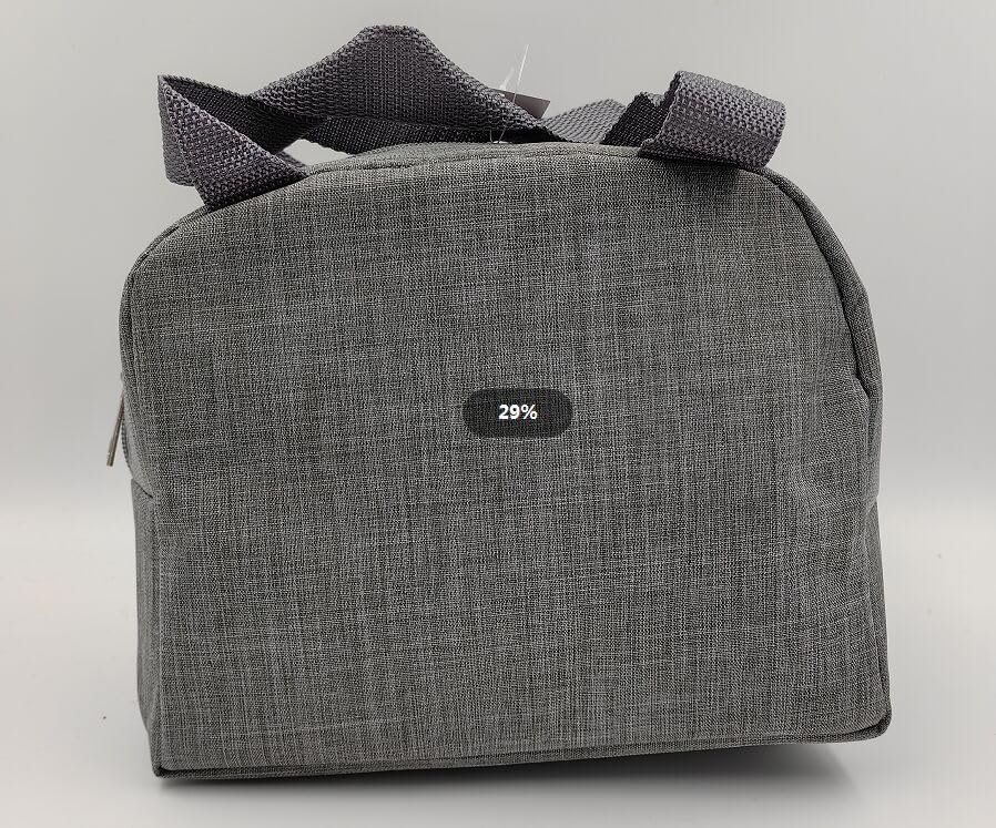 Orchid Insulated Lunch Tote Bag grey