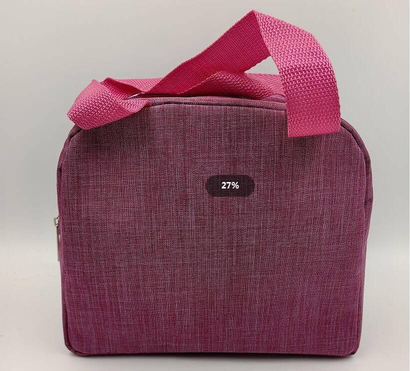 Orchid Insulated Lunch Tote Bag Pink
