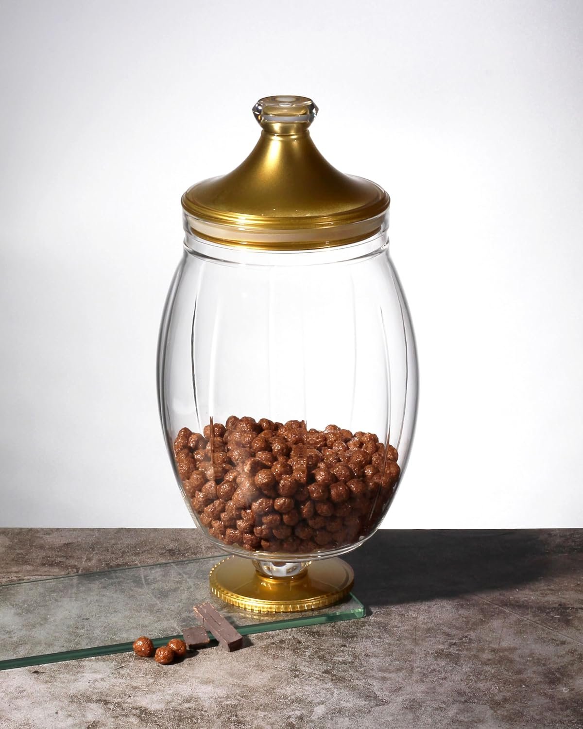 Orchid Acrylic Canister Large Gold