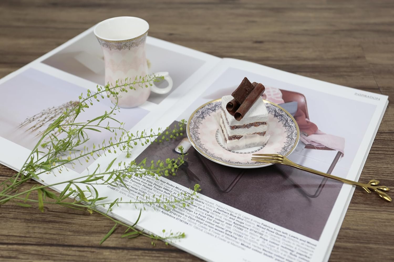 Orchid 12Pcs Istikan Cup And Saucer Set Amelia