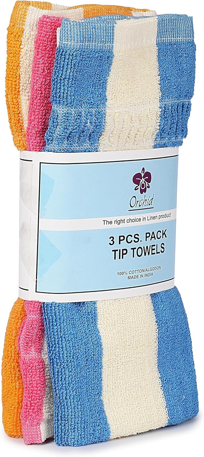 Orchid 3Pcs Tip Towel Set