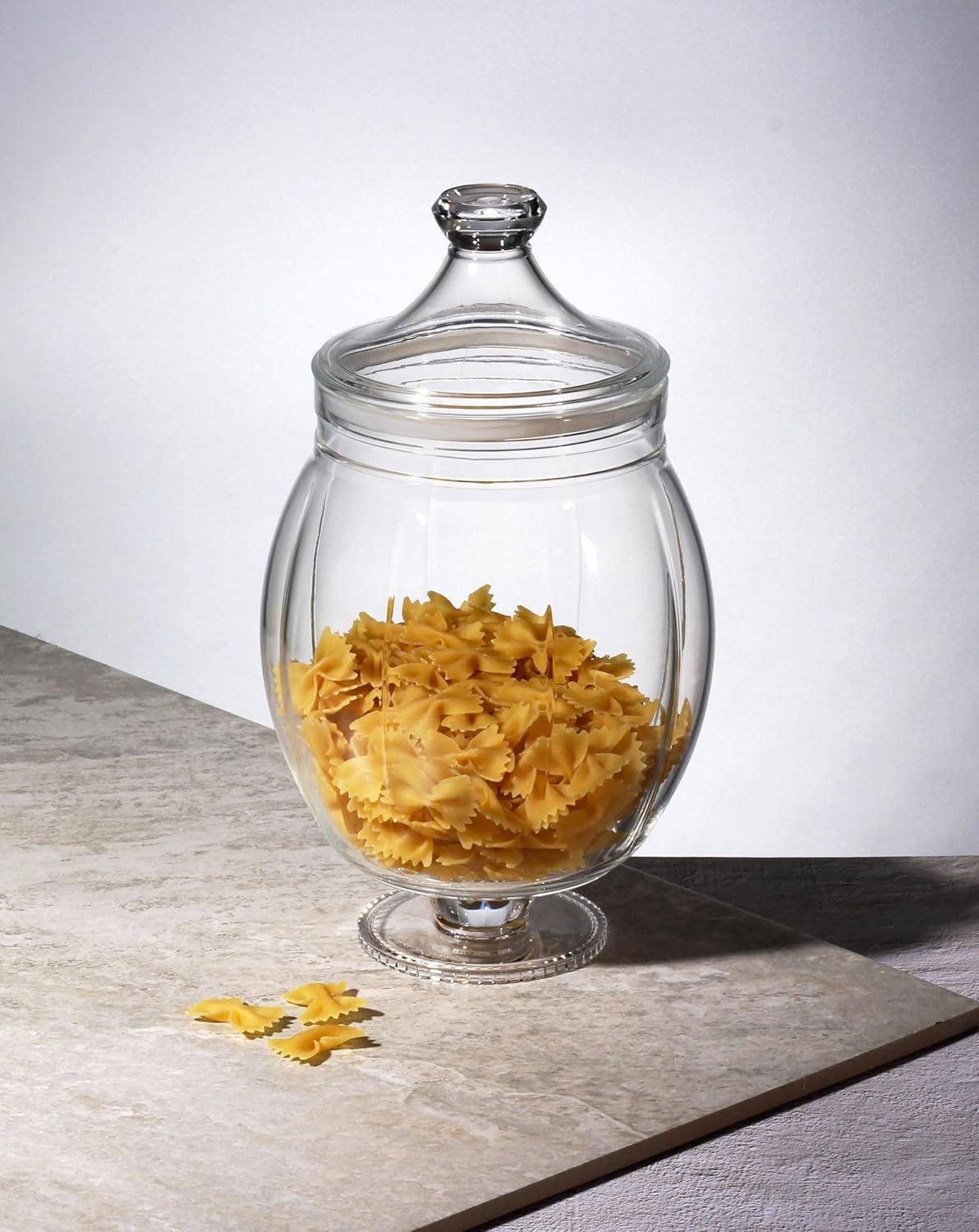 Orchid Acrylic Canister meduim Clear