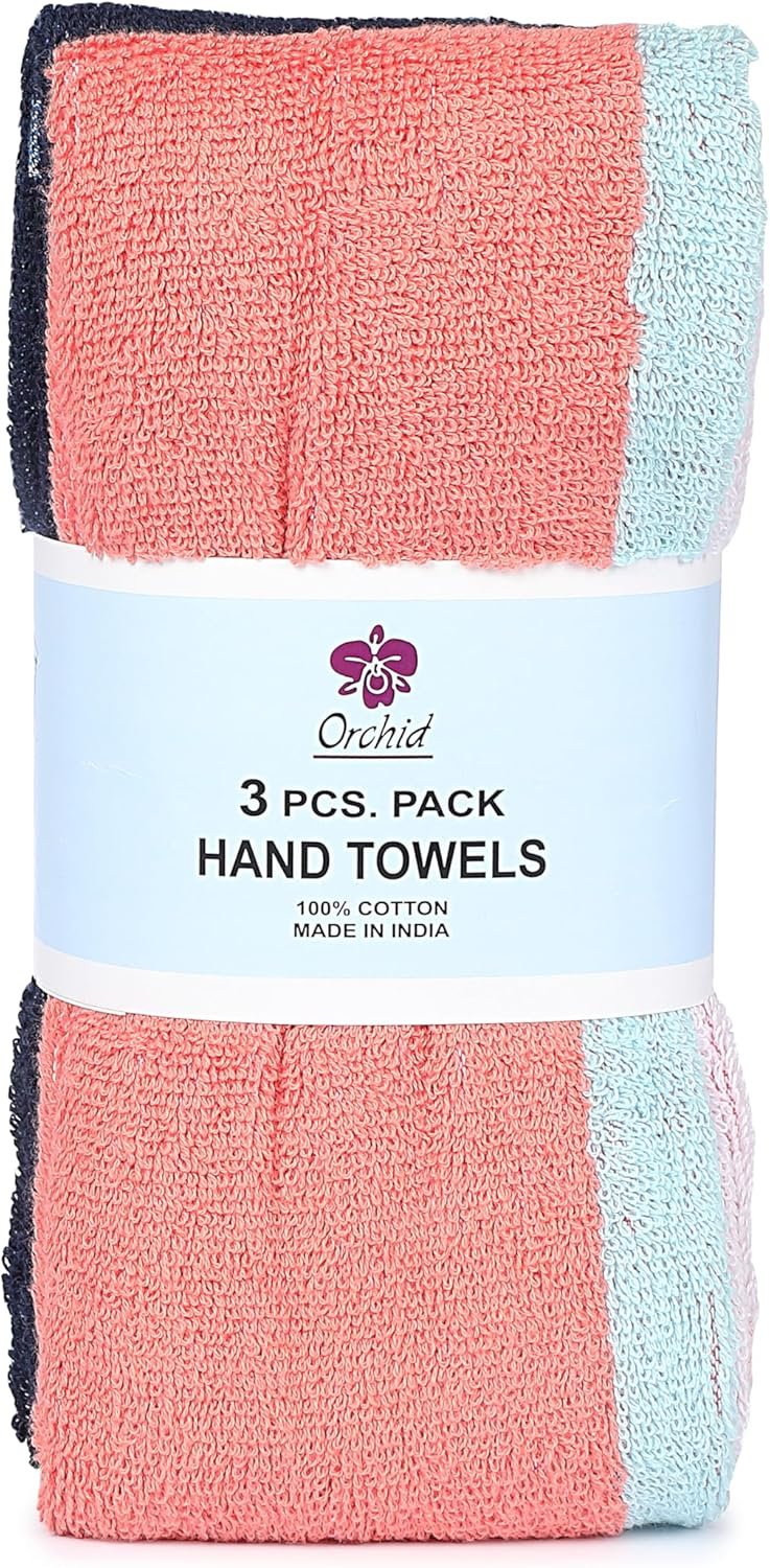 Orchid 3Pcs Hand Towel Set