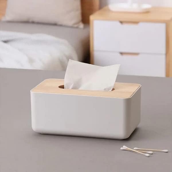 Orchid Tissue Box With Bamboo Lid