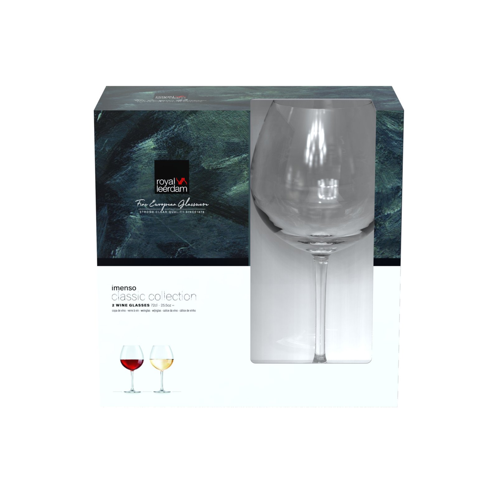 2Pcs imenso wine glass set