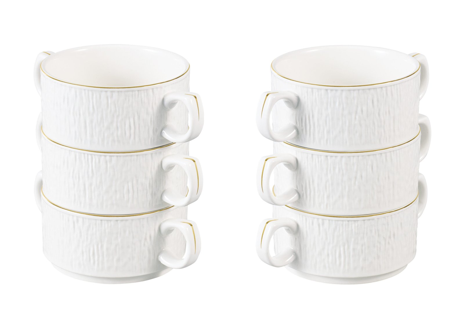 ORCHID 16PCS EMBOSSED SOUP SET