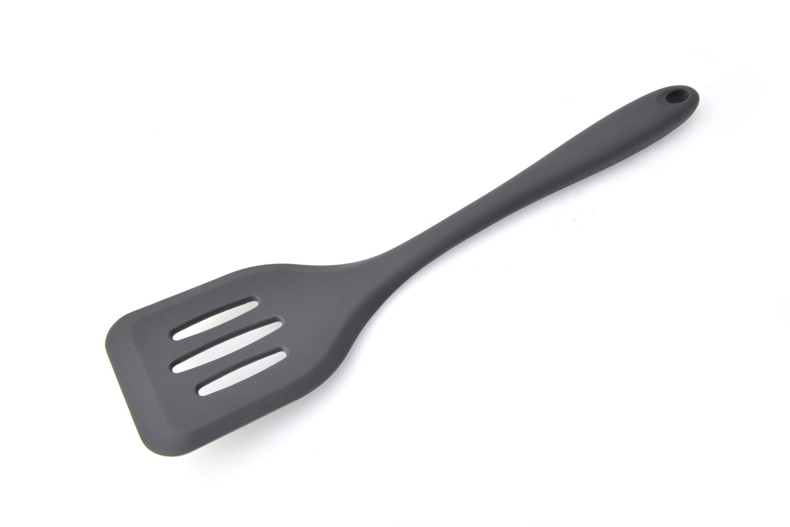 ORCHID ILB 11.5" SLOTTED SILICONE TURNER GREY