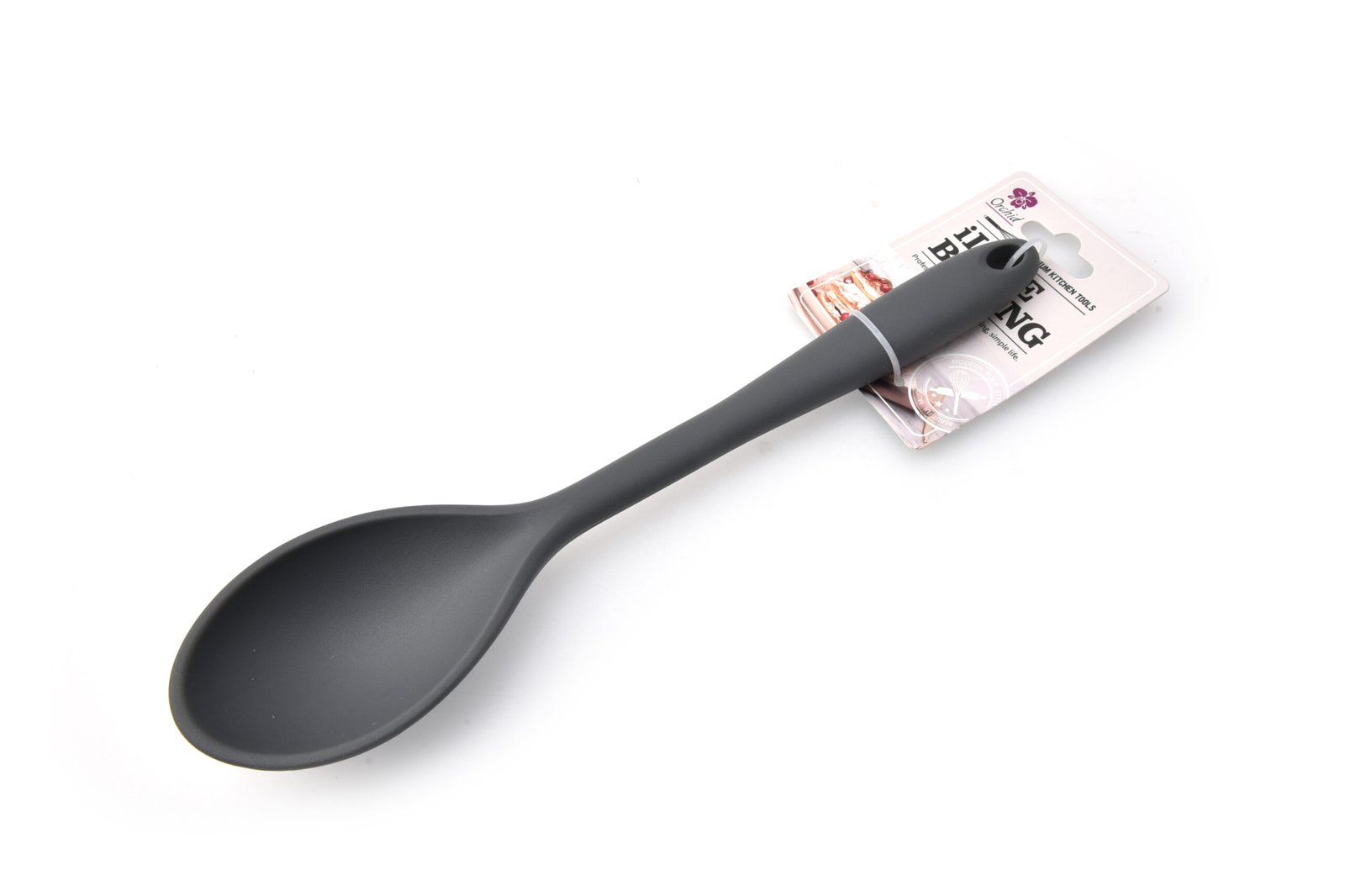 ORCHID ILB 11" SILICONE SERVING SPOON GREY