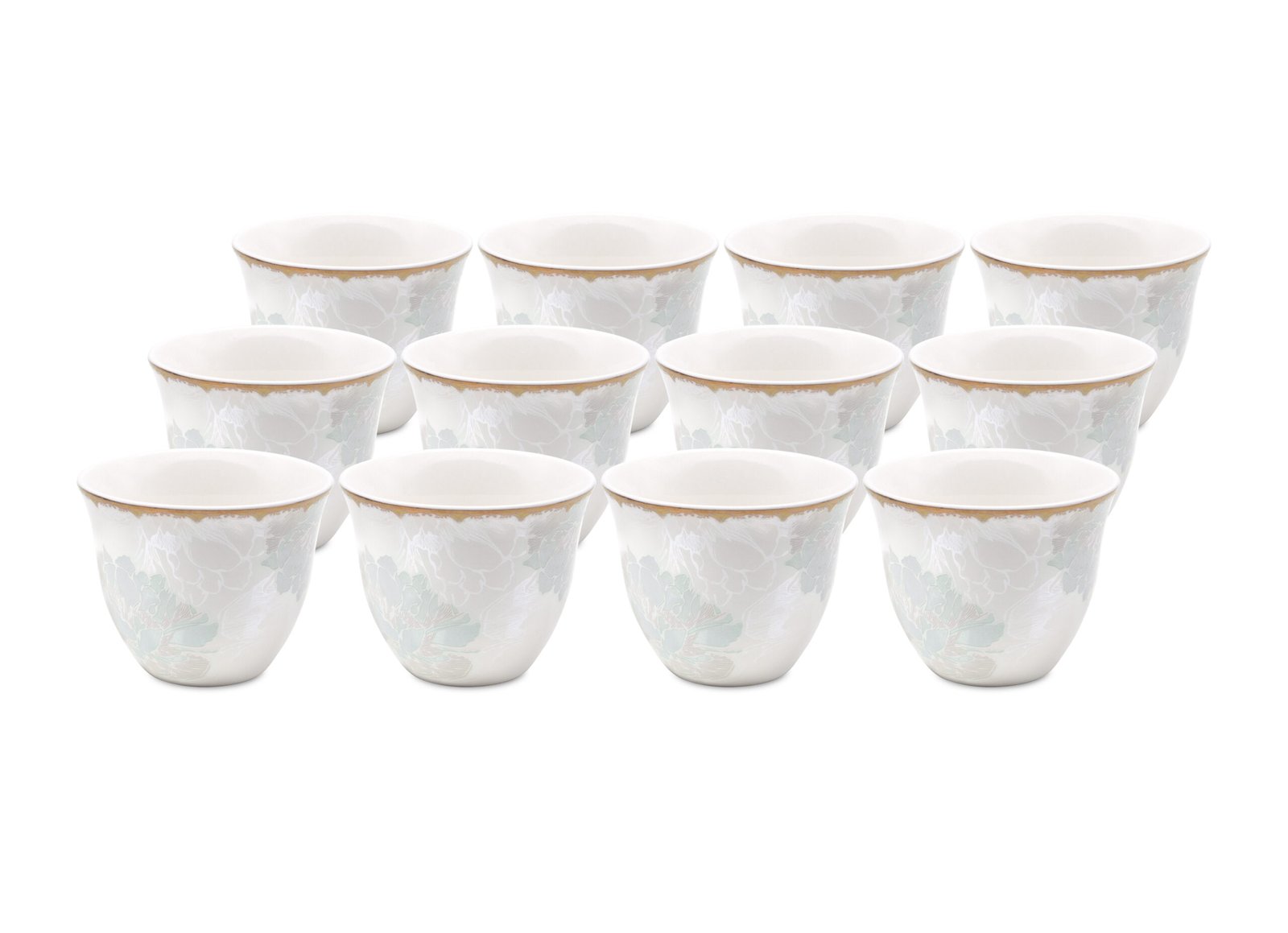 ORCHID 12PCS CAWA CUP SET LOTUS