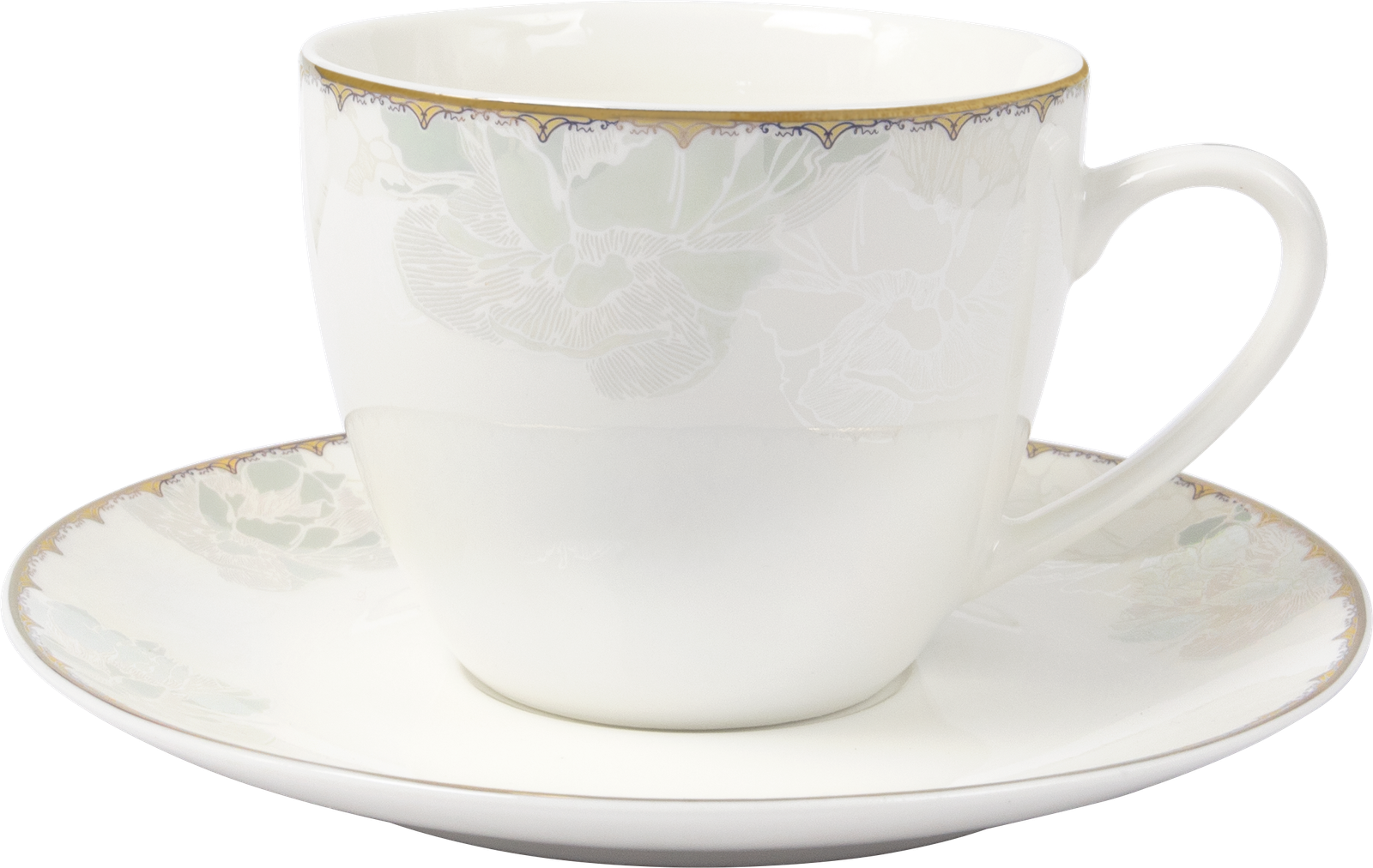 ORCHID 12PCS NBC CUP AND SAUCER SET LOTUS