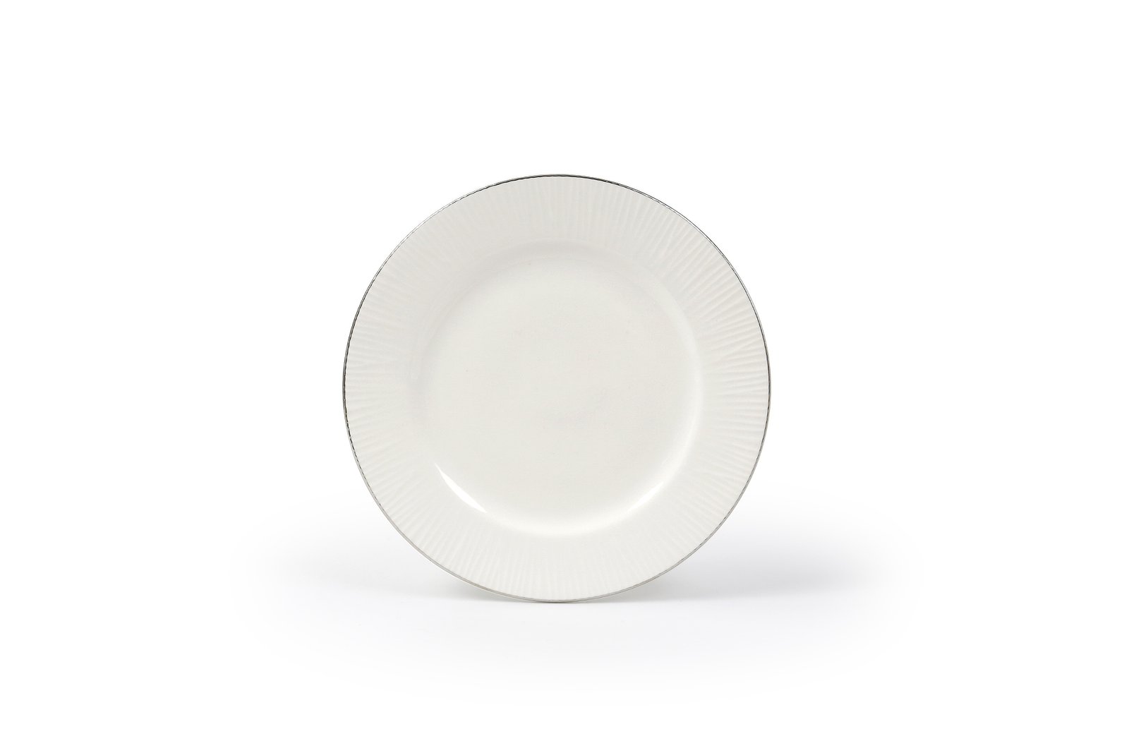 ORCHID 8" NEW BONE CHINA EMBOSSED DESSERT PLATE LINEN