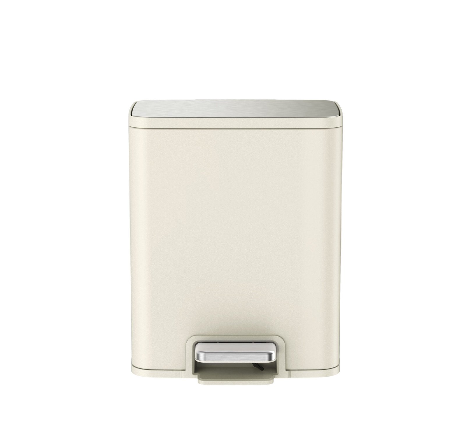 EKO MARINA SS 11L STEP BIN VANILLA