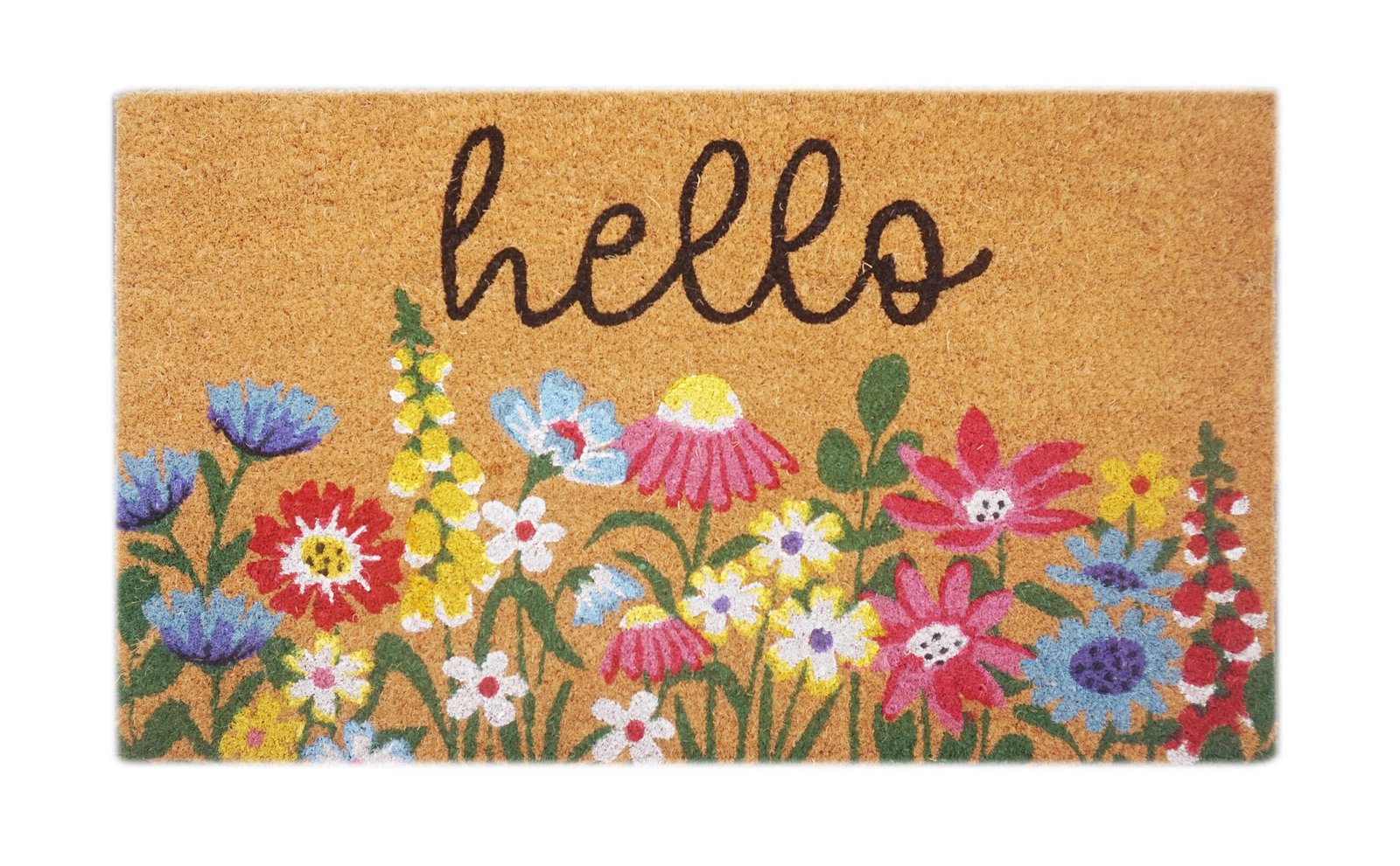 flower door mat
