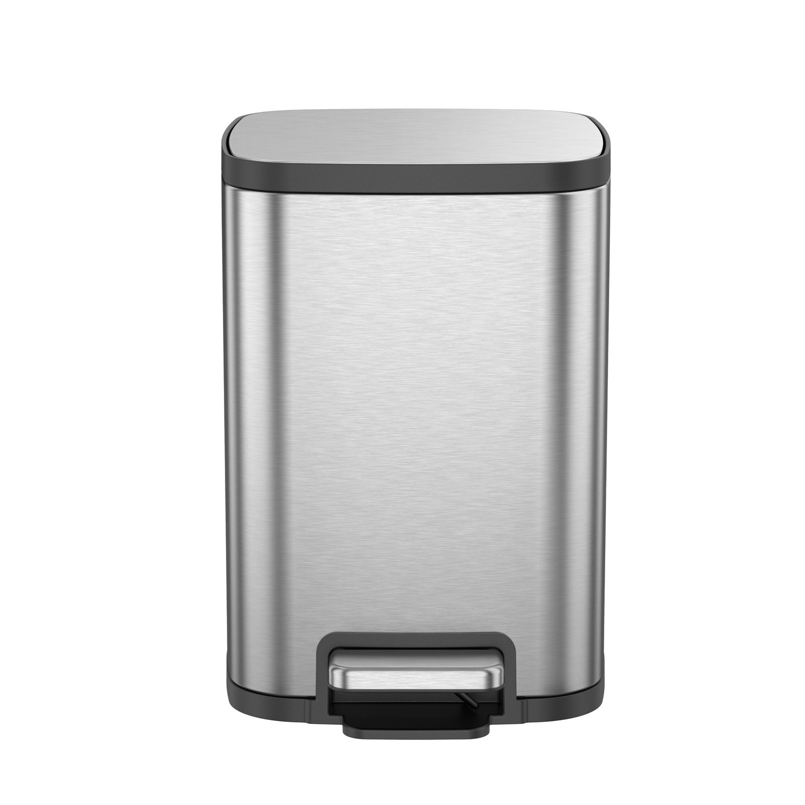 square pedal bin