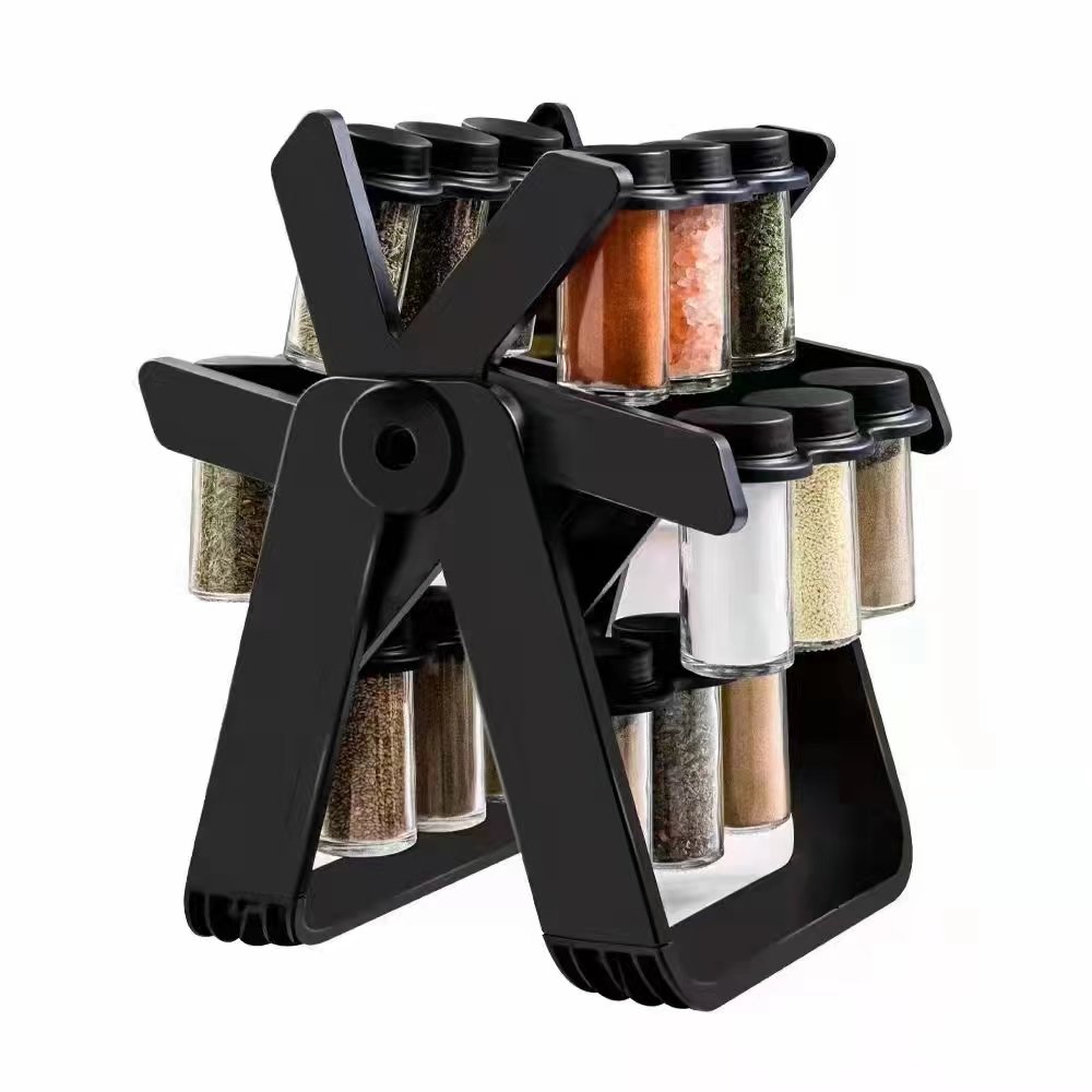 revolving spice jar set
