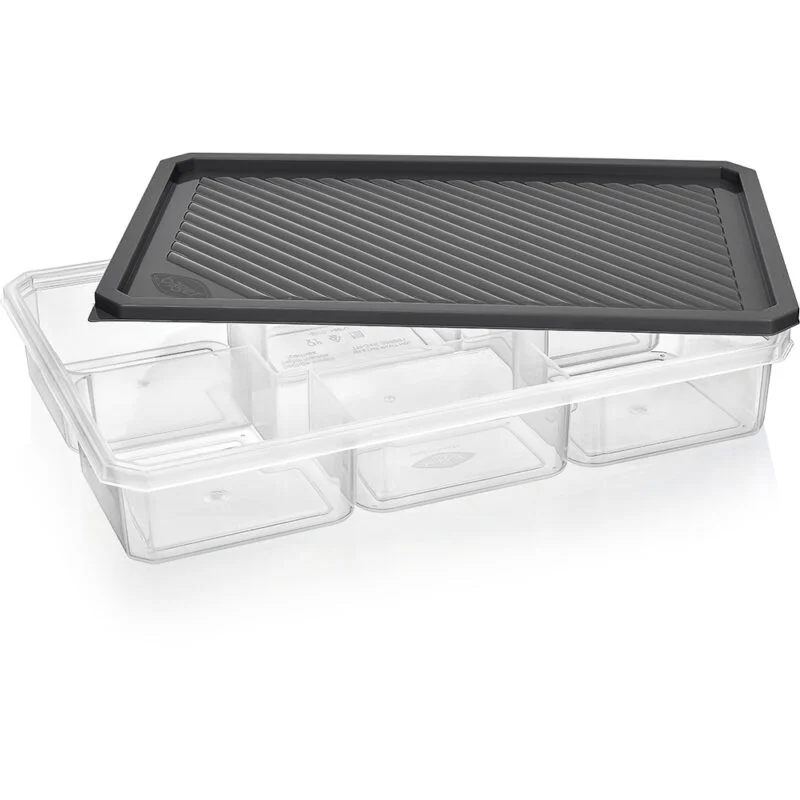 BAGER SMART 7 PART STORAGE BOX GREY